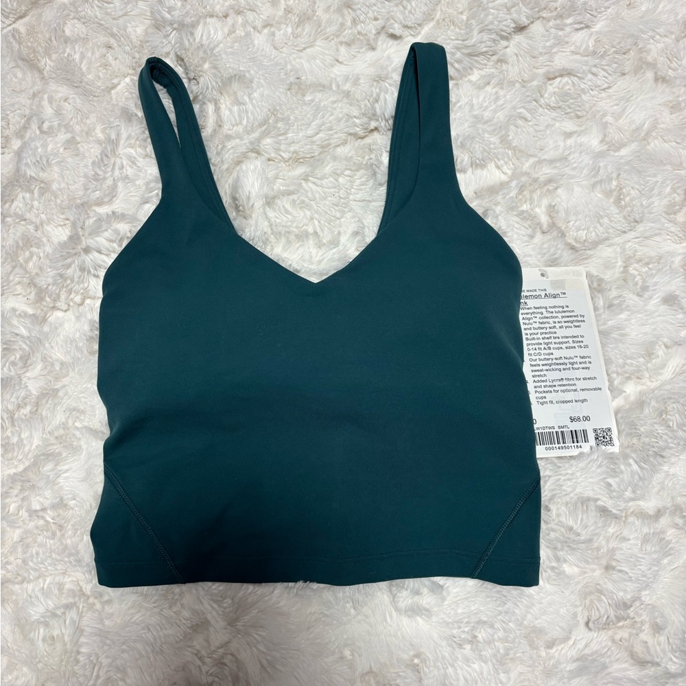 Lululemon Athletica Teal Align Tank
